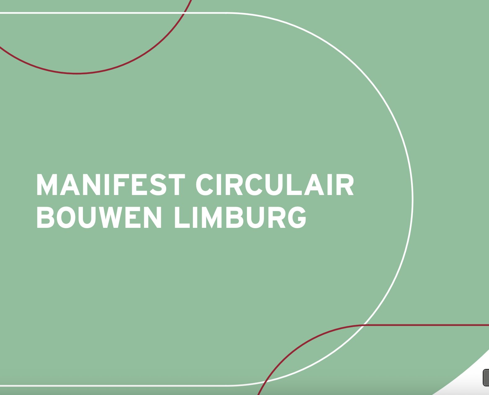 Manifest Circulair Bouwen Limburg 2.0